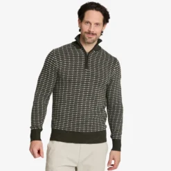 Scott Sweater Dark Olive Knit