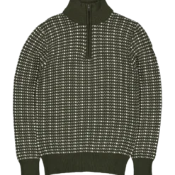 Scott Sweater Dark Olive Knit