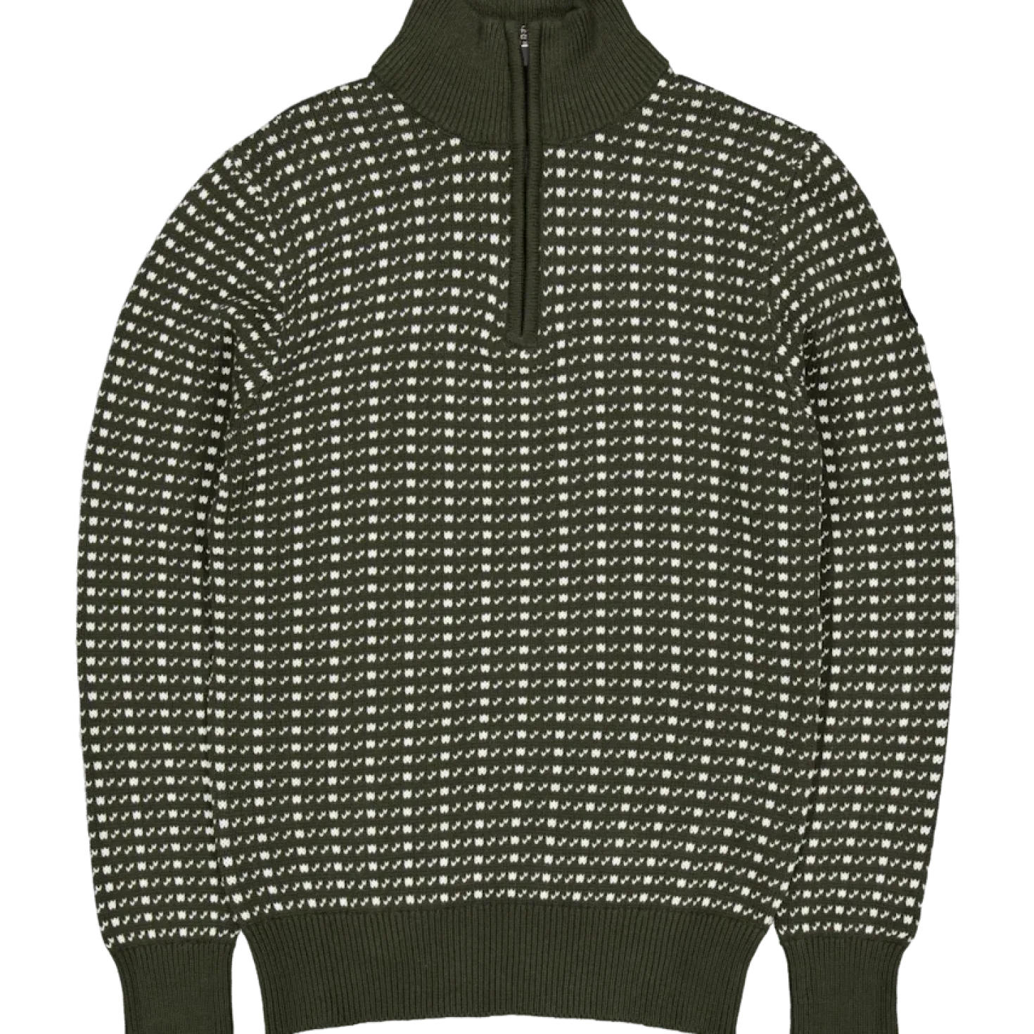 Scott Sweater Dark Olive Knit