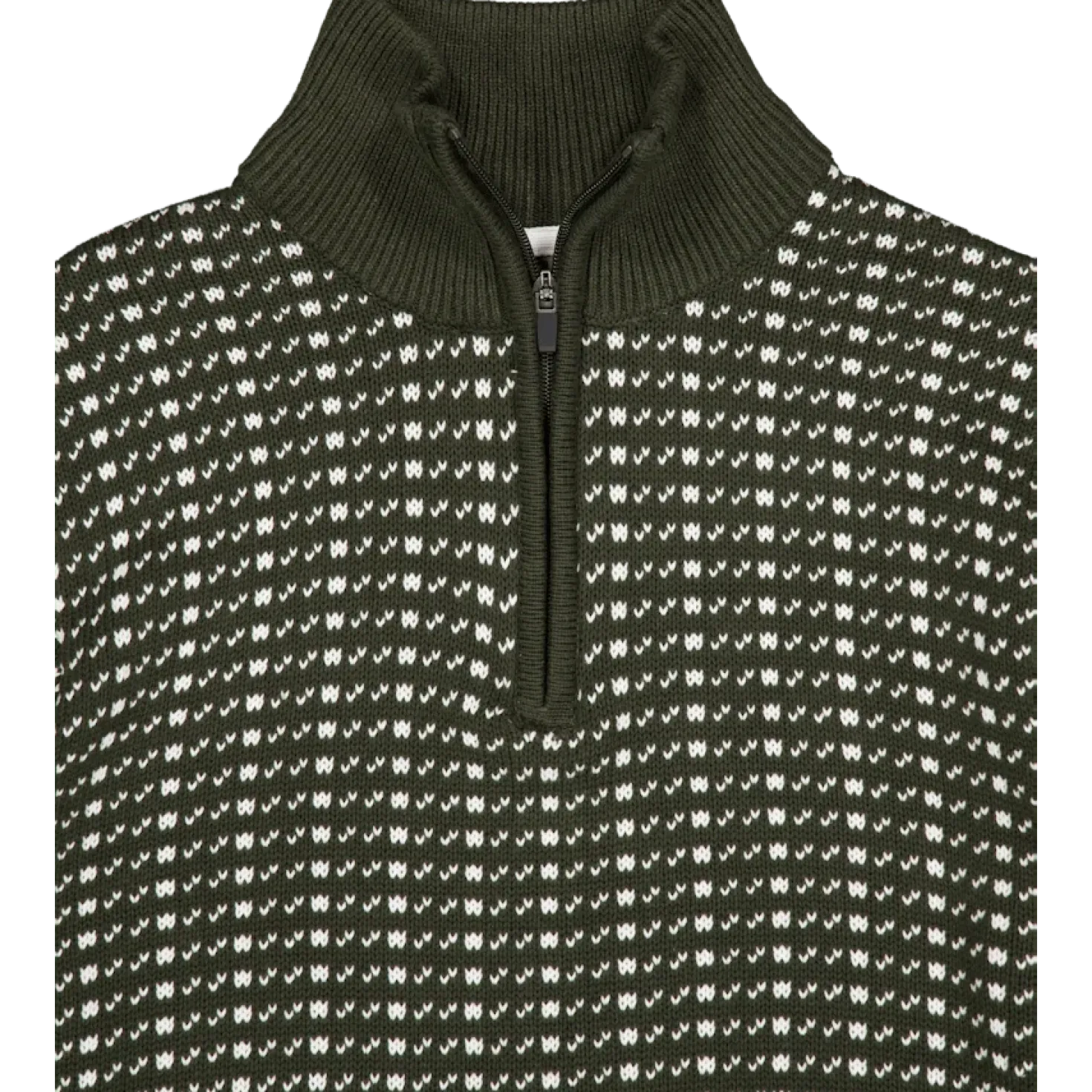 Scott Sweater Dark Olive Knit