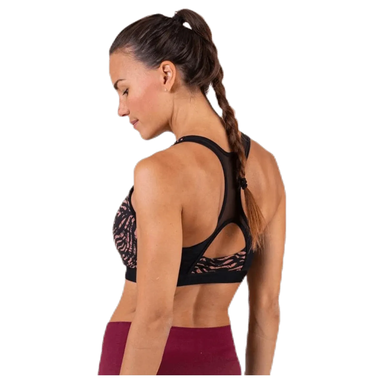 Sculpture Sports Bra Black/Red
