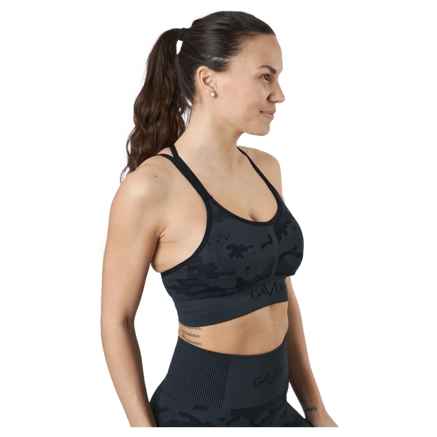 Seamless Anthracite Sports Bra Dark Grey