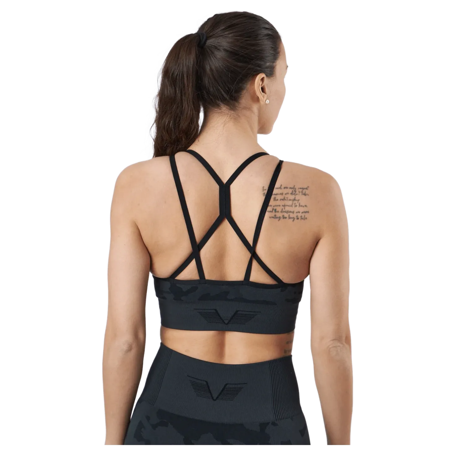 Seamless Anthracite Sports Bra Dark Grey