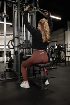 Seamless Booster Tights Chocolate Brown
