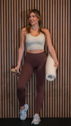 Seamless Booster Tights Chocolate Brown