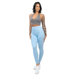 Seamless Booster Tights Sky Blue