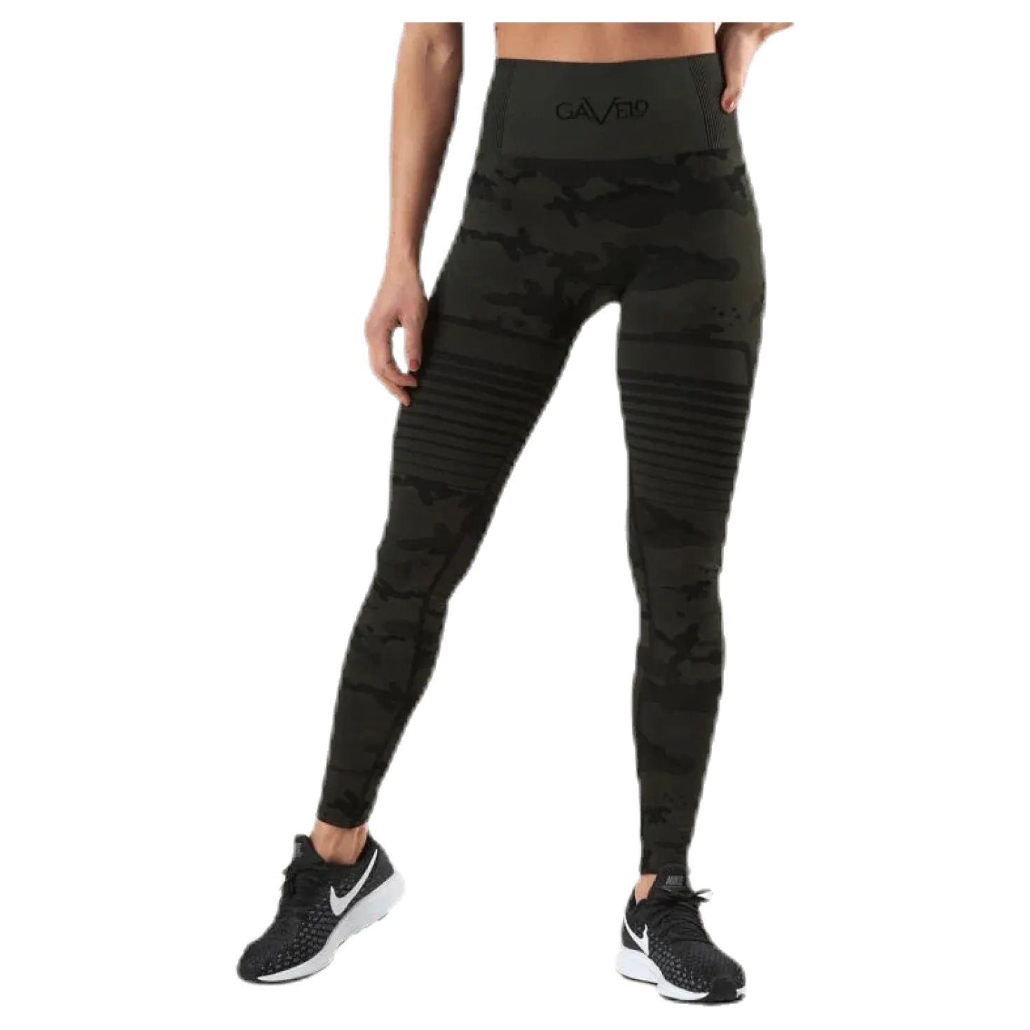 Seamless Camo Leggings Patterned/Black