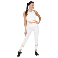 Seamless Crop Tank White