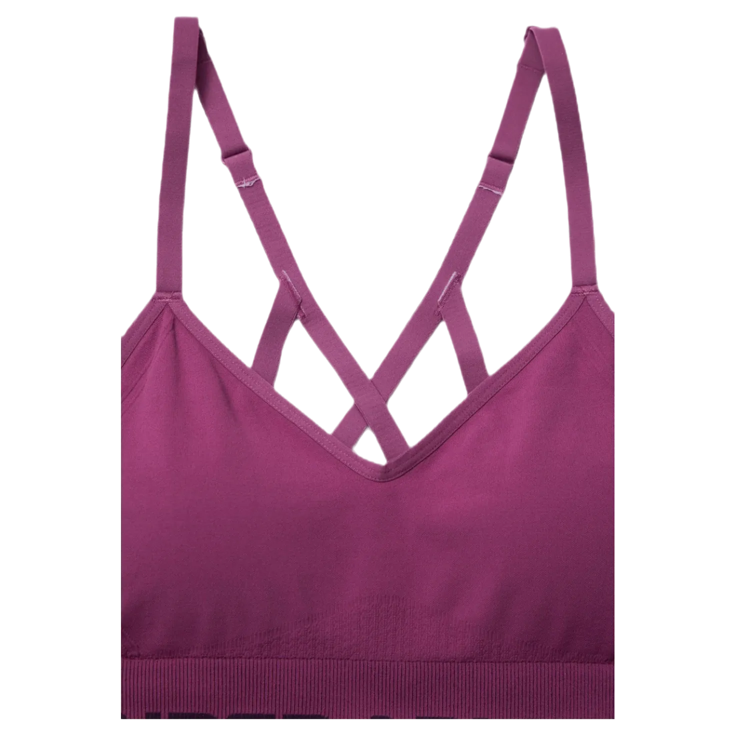 Seamless Low Long Bra Pink