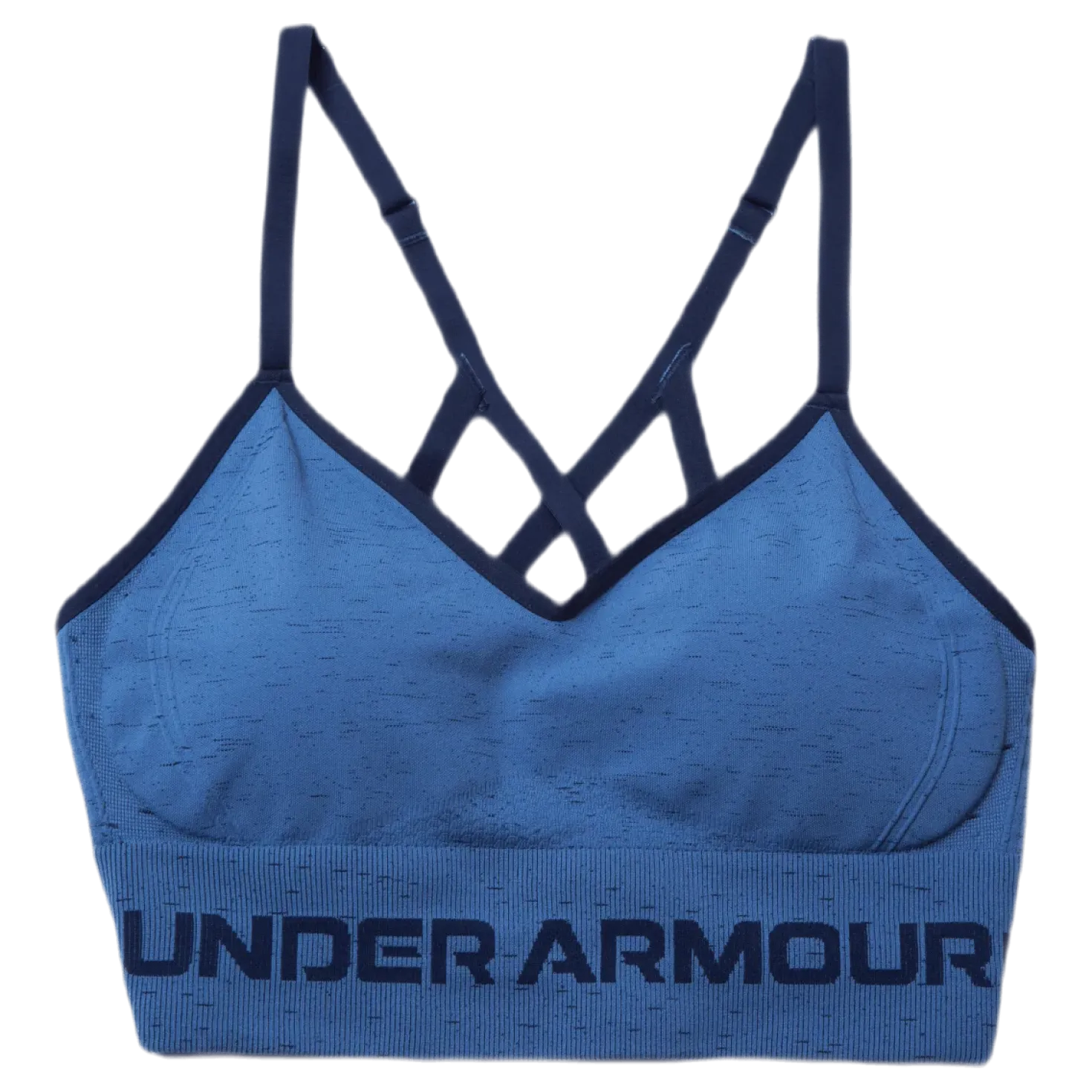 Seamless Low Long Htr Bra Blue