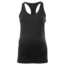 Seamless Maternity Tank Black