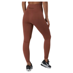 Seamless Rib Tights Copper Brown