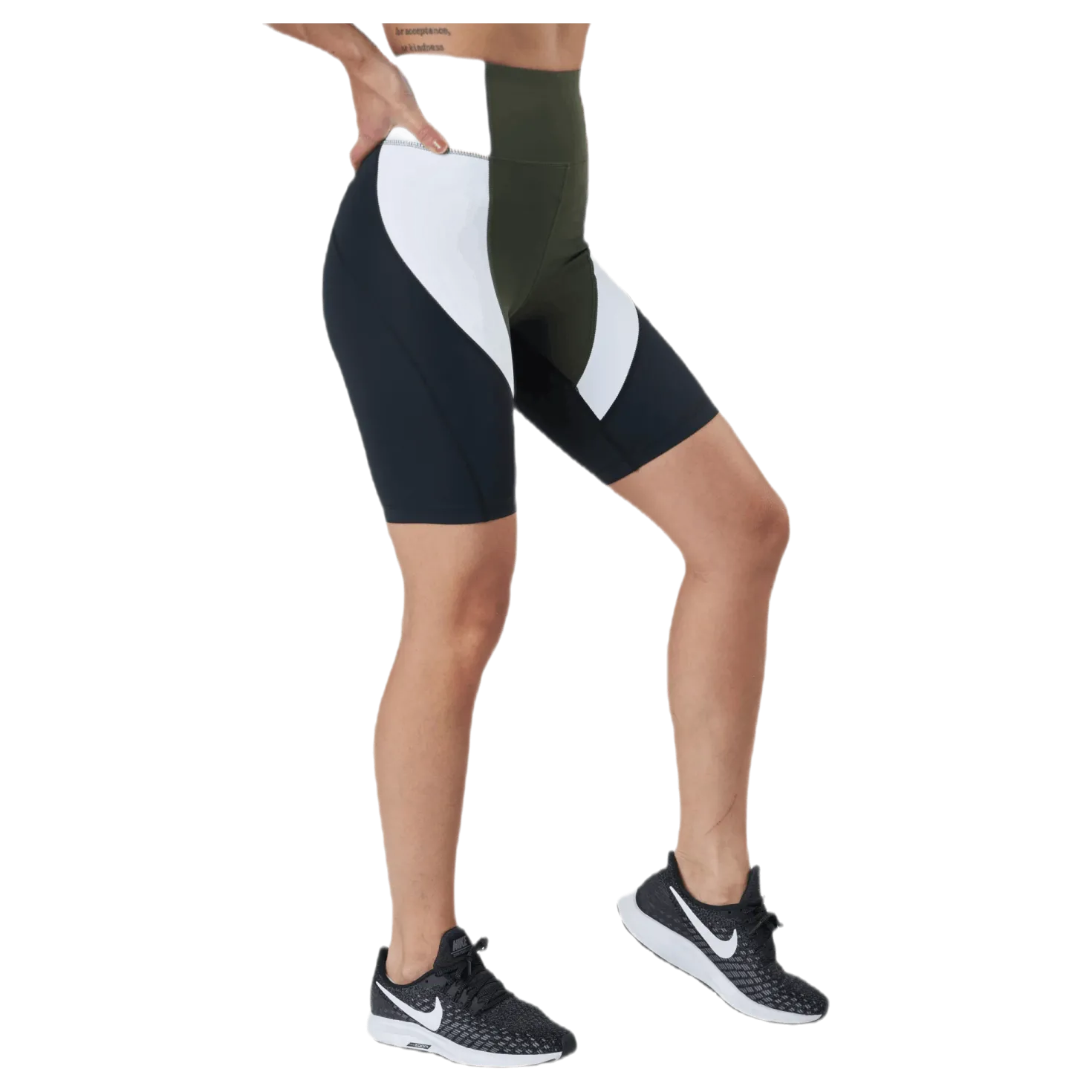 Shape Biker Shorts Green/Black