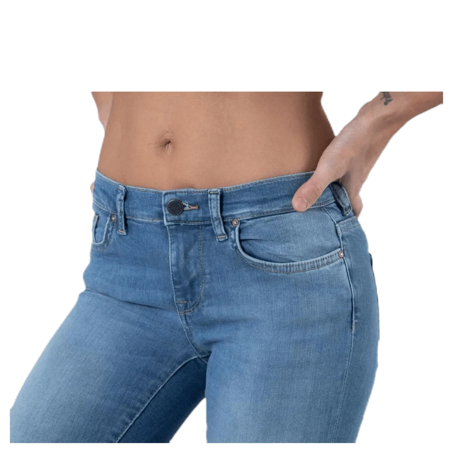 Shape Life Reg Sk Jeans Blue