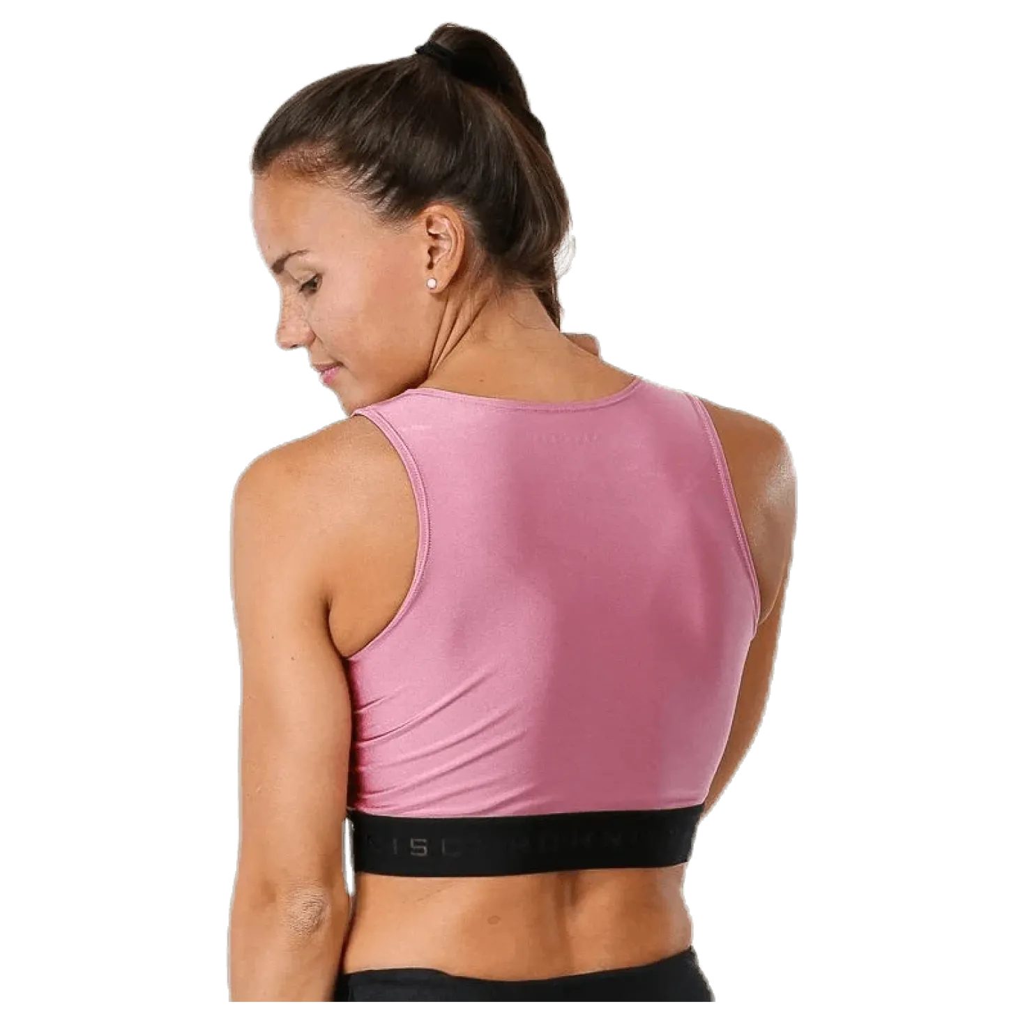 Shiny Sports Top Pink