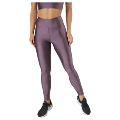 Shiny Tights Black Plum