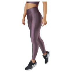 Shiny Tights Black Plum