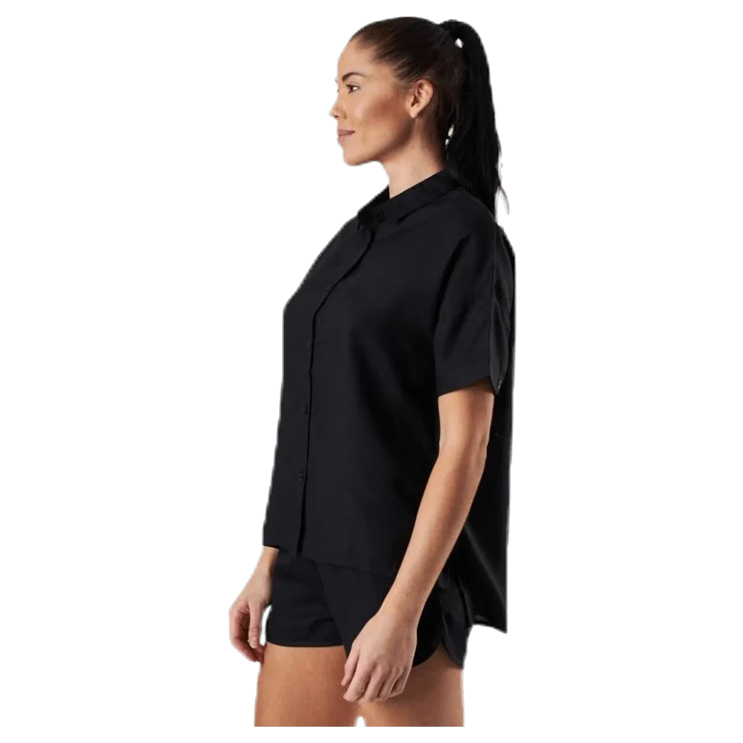 Shirt Short Sleeve Nibe Black