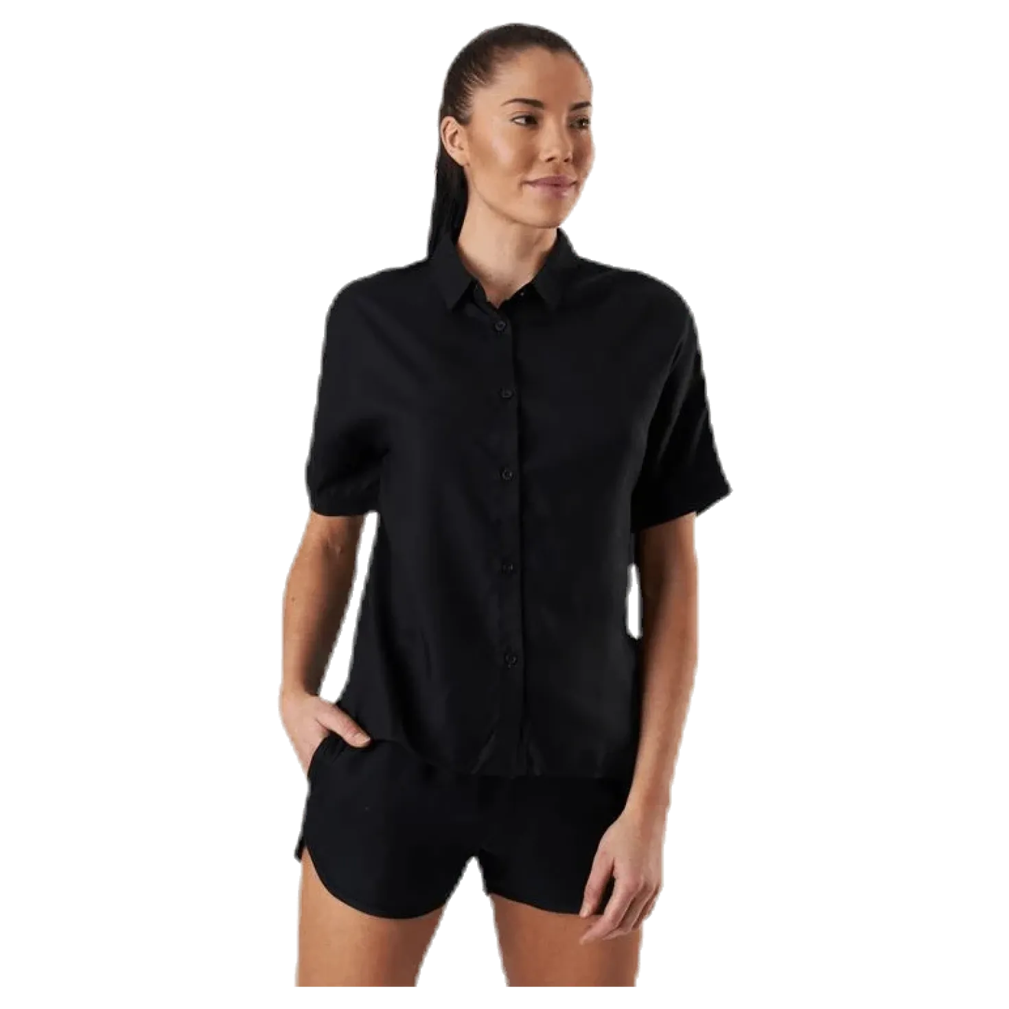 Shirt Short Sleeve Nibe Black