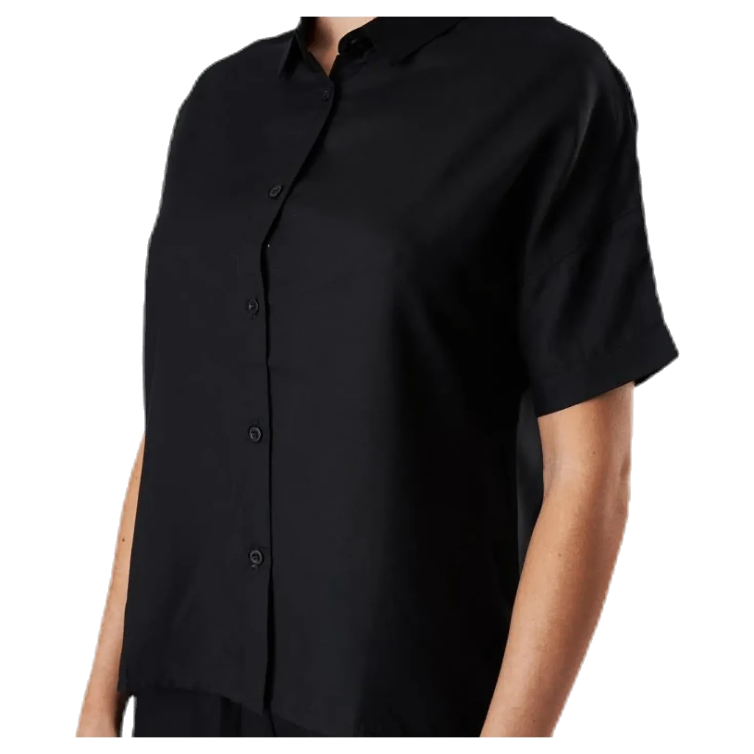 Shirt Short Sleeve Nibe Black