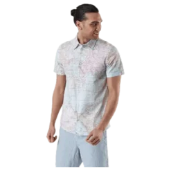 Shirt Short Sleeve Sandefjord Map Patterned