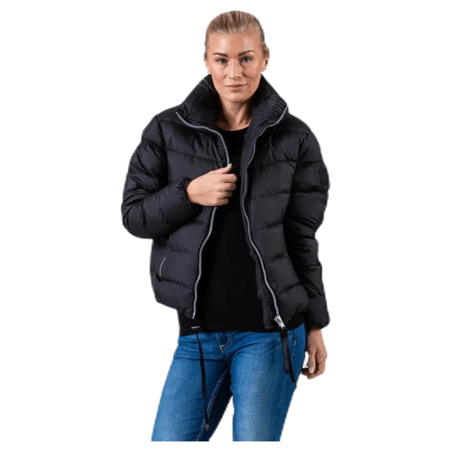 Short Light Weight Jacket Black