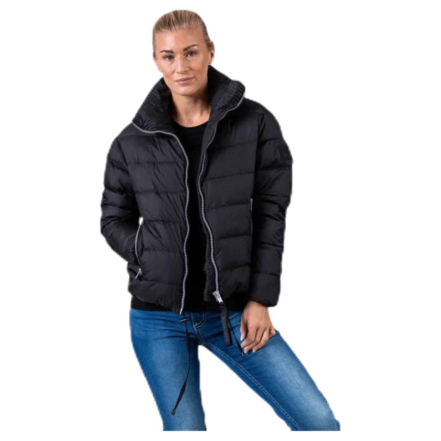 Short Light Weight Jacket Black