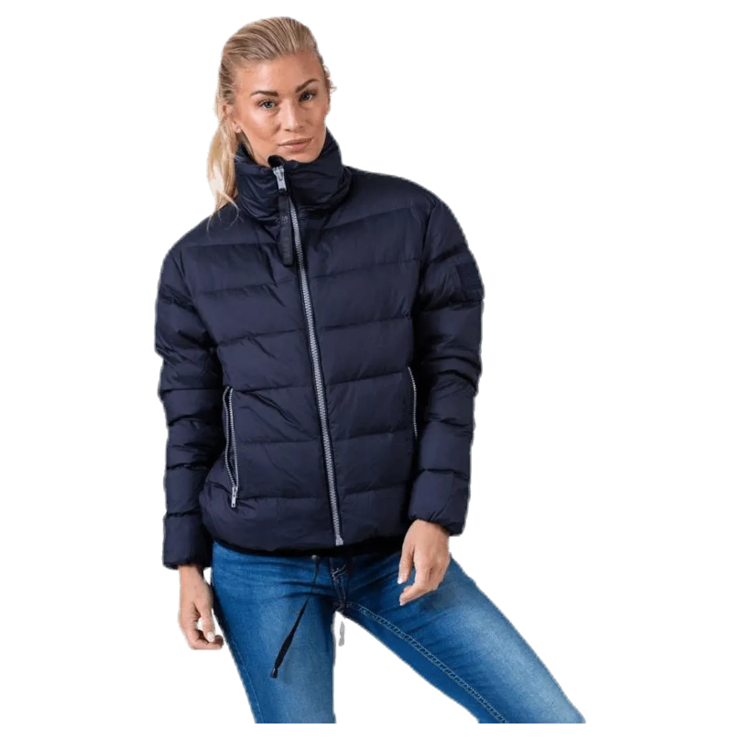 Short Light Weight Jacket Blue