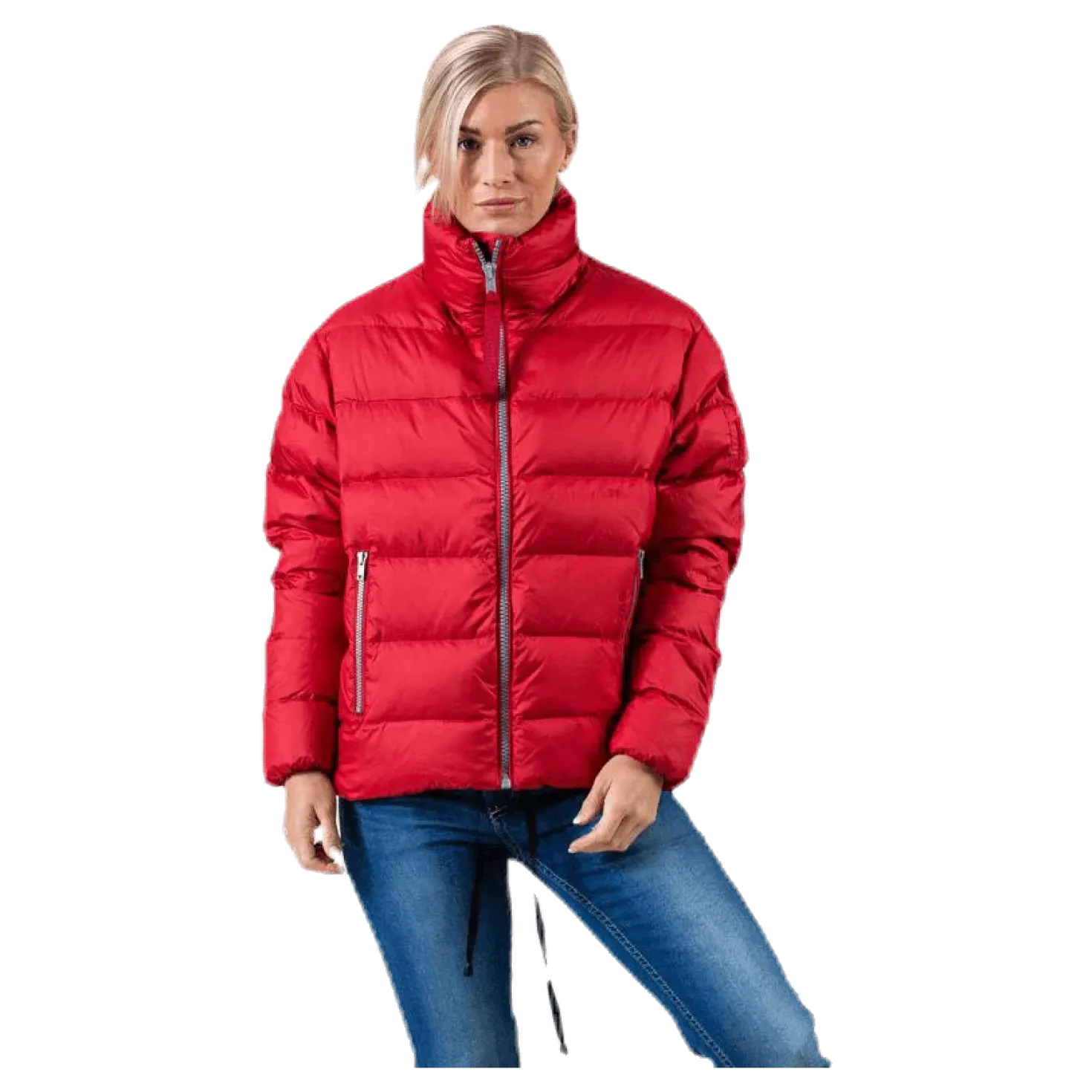 Short Light Weight Jacket Red