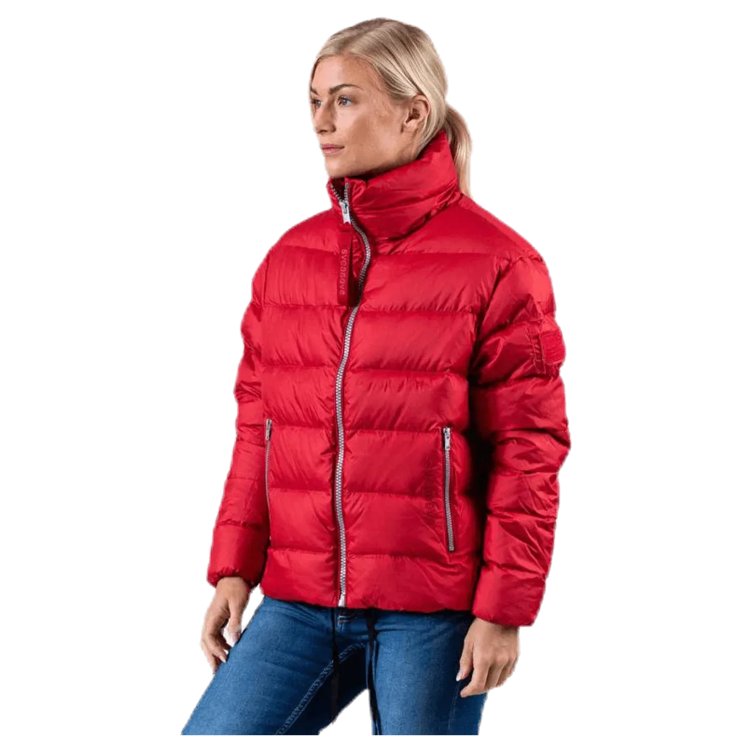 Short Light Weight Jacket Red