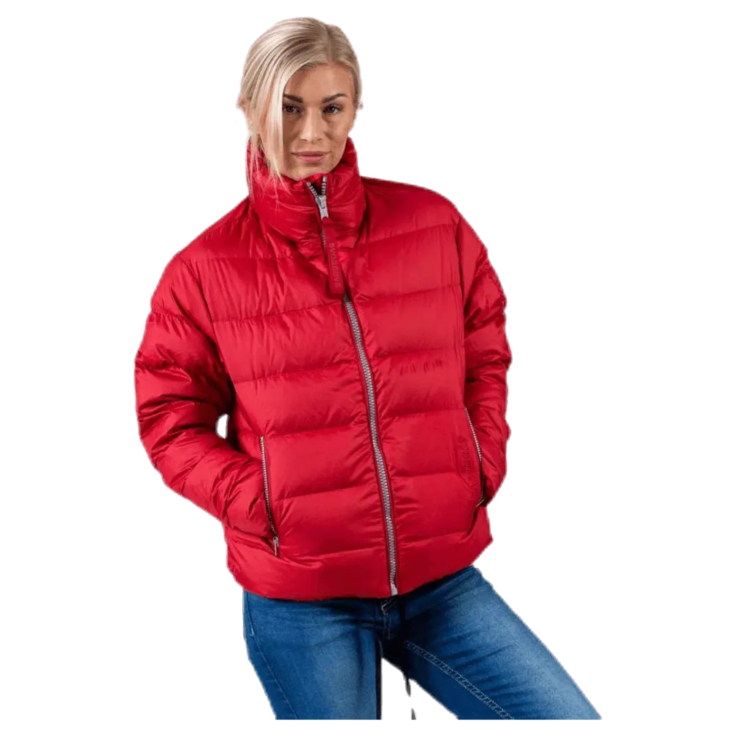 Short Light Weight Jacket Red