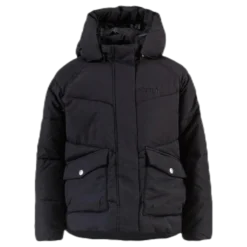 Short Padded Junior Jacket Black