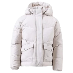 Short Padded Junior Jacket White