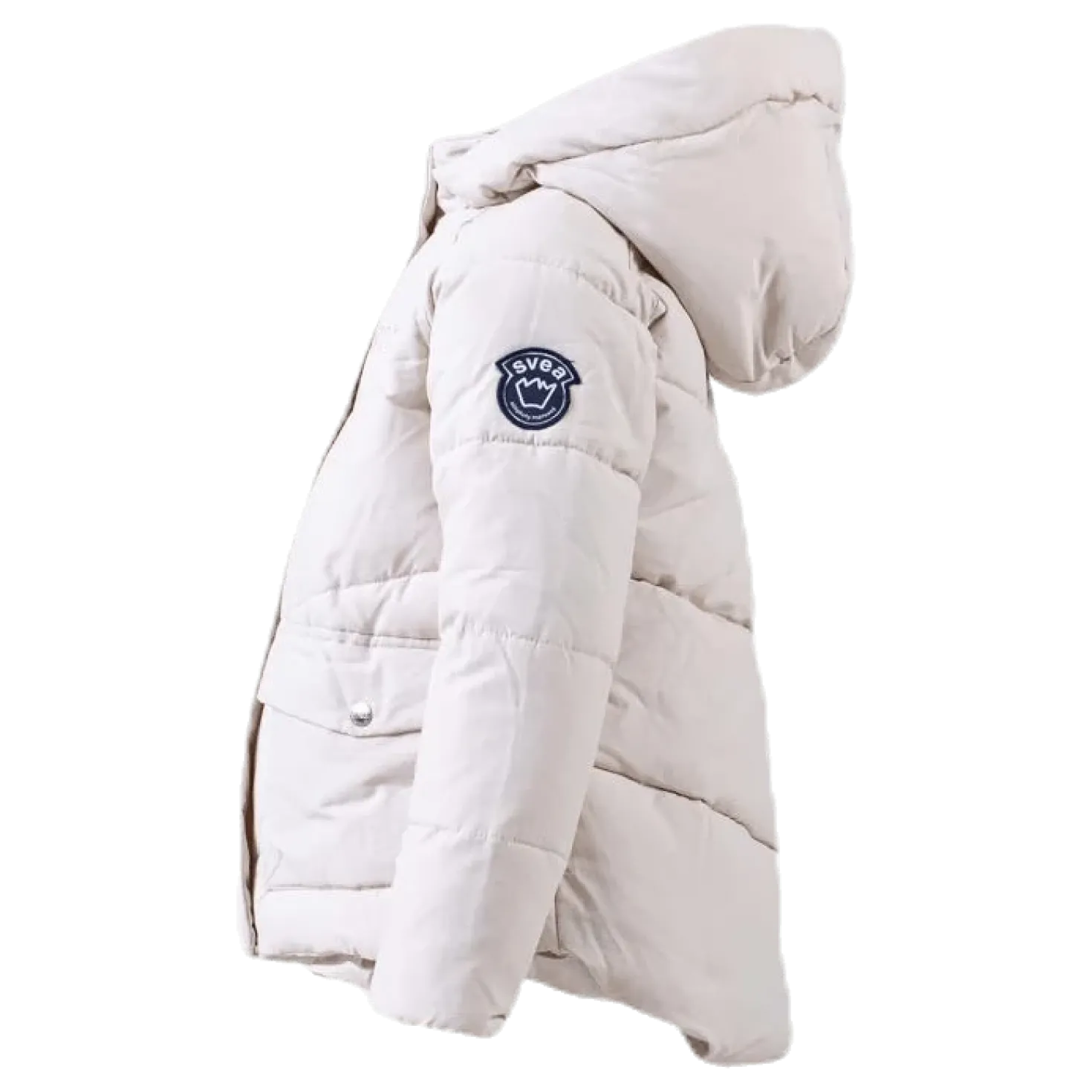 Short Padded Junior Jacket White
