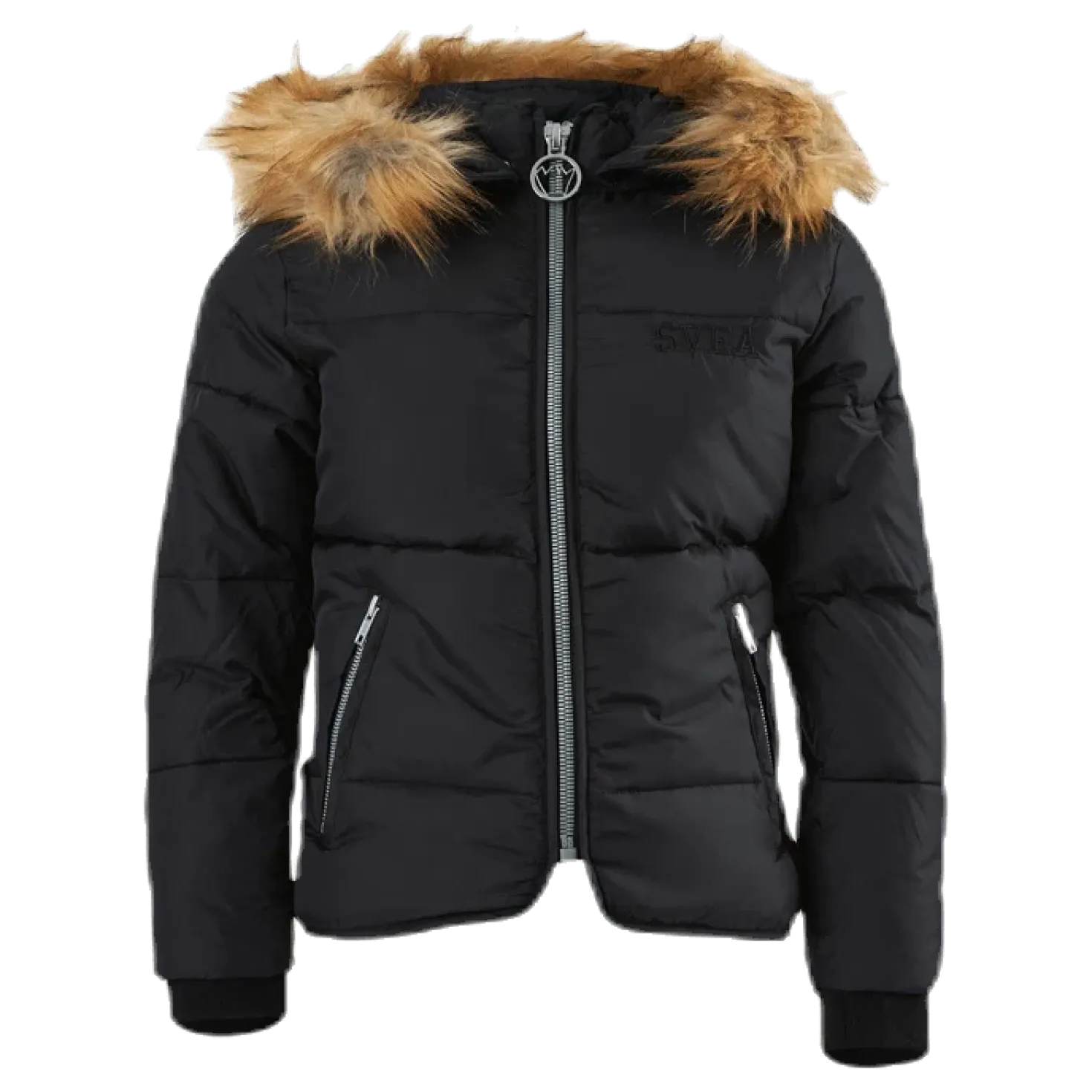 Short Slim Jacket Junior Black
