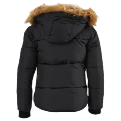 Short Slim Jacket Junior Black