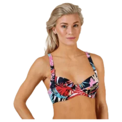 Sicilia Unique Wire Bra Patterned/Black
