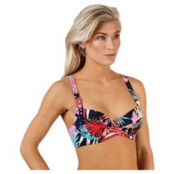 Sicilia Unique Wire Bra Patterned/Black