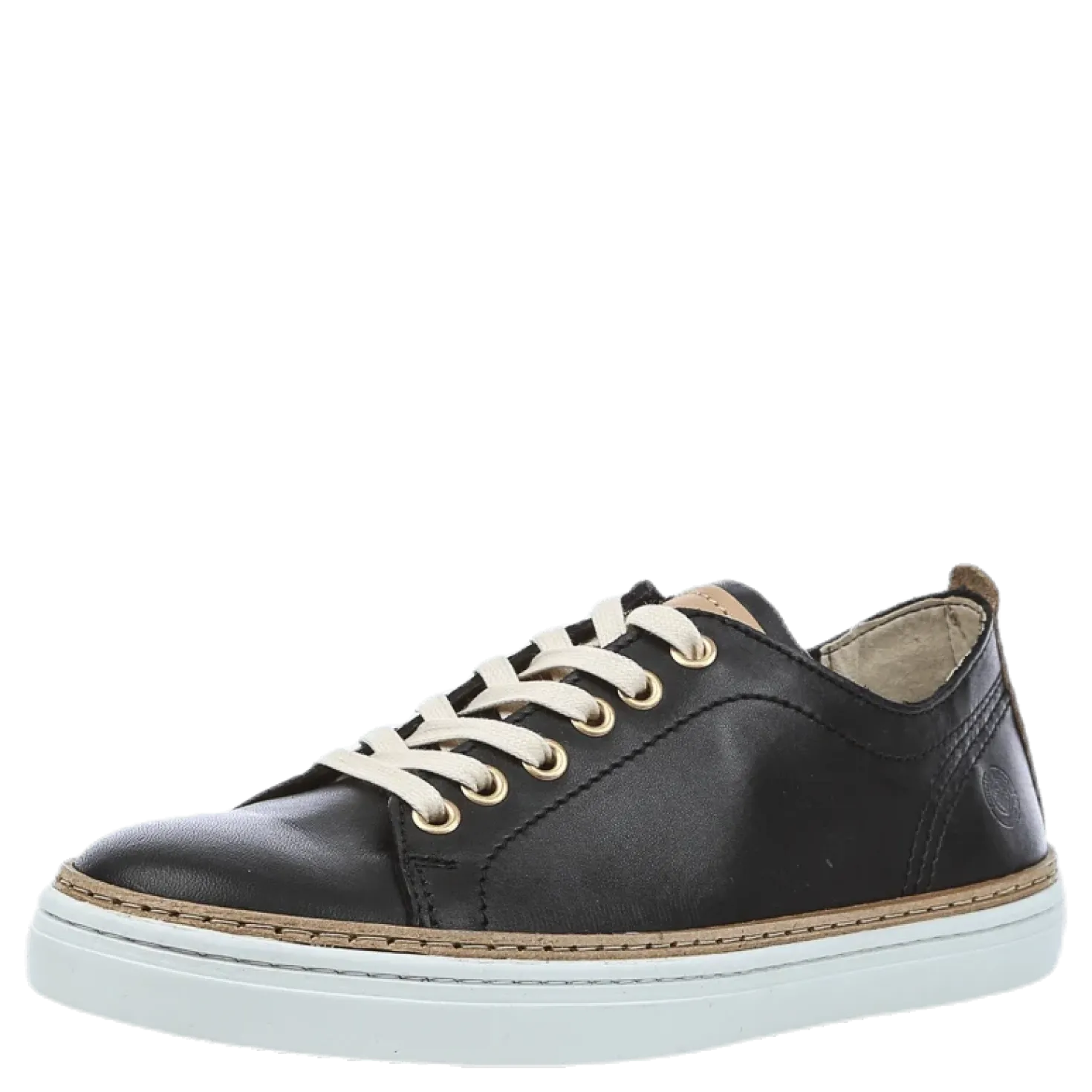 Silvermine Low Leather Black