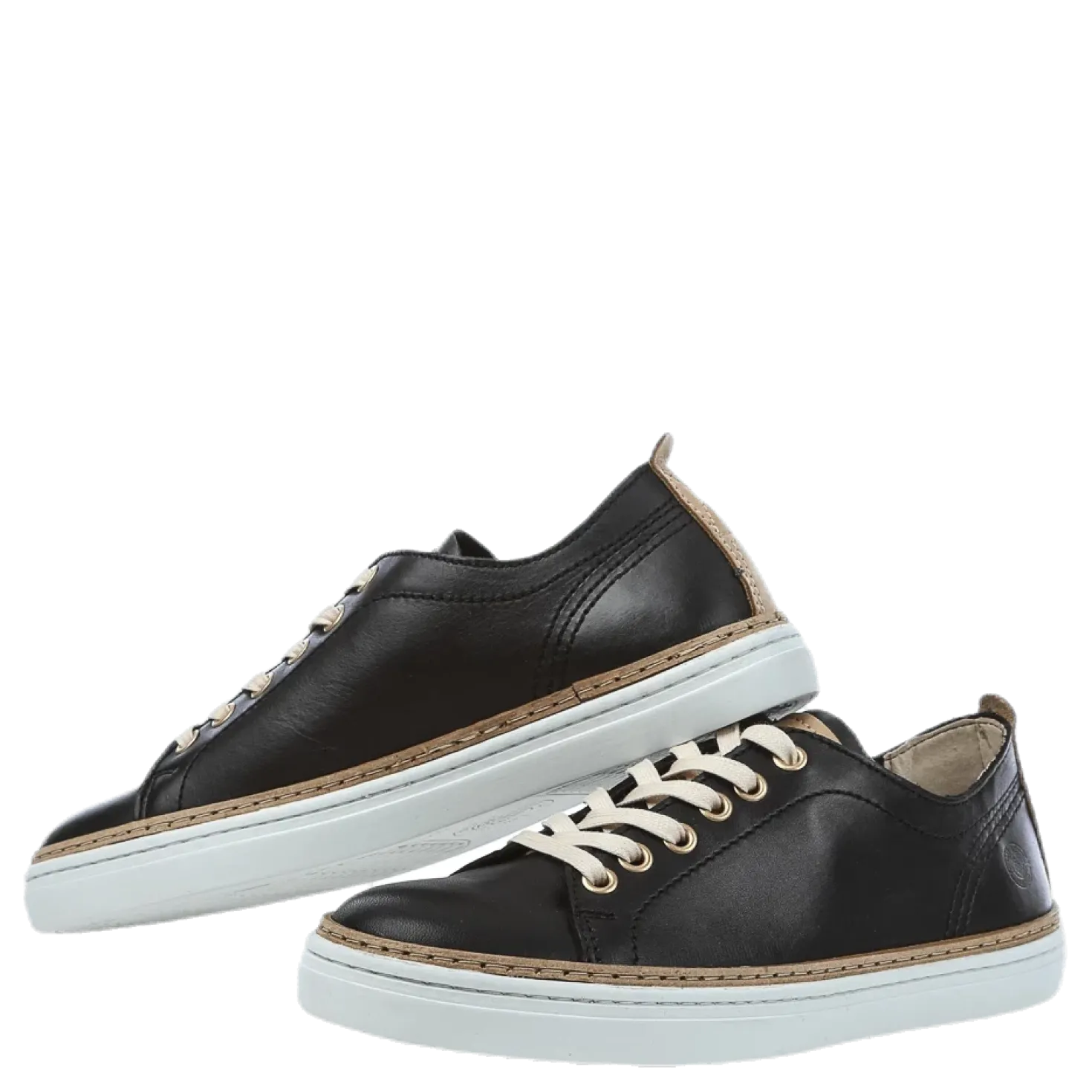 Silvermine Low Leather Black