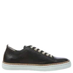 Silvermine Low Leather Black