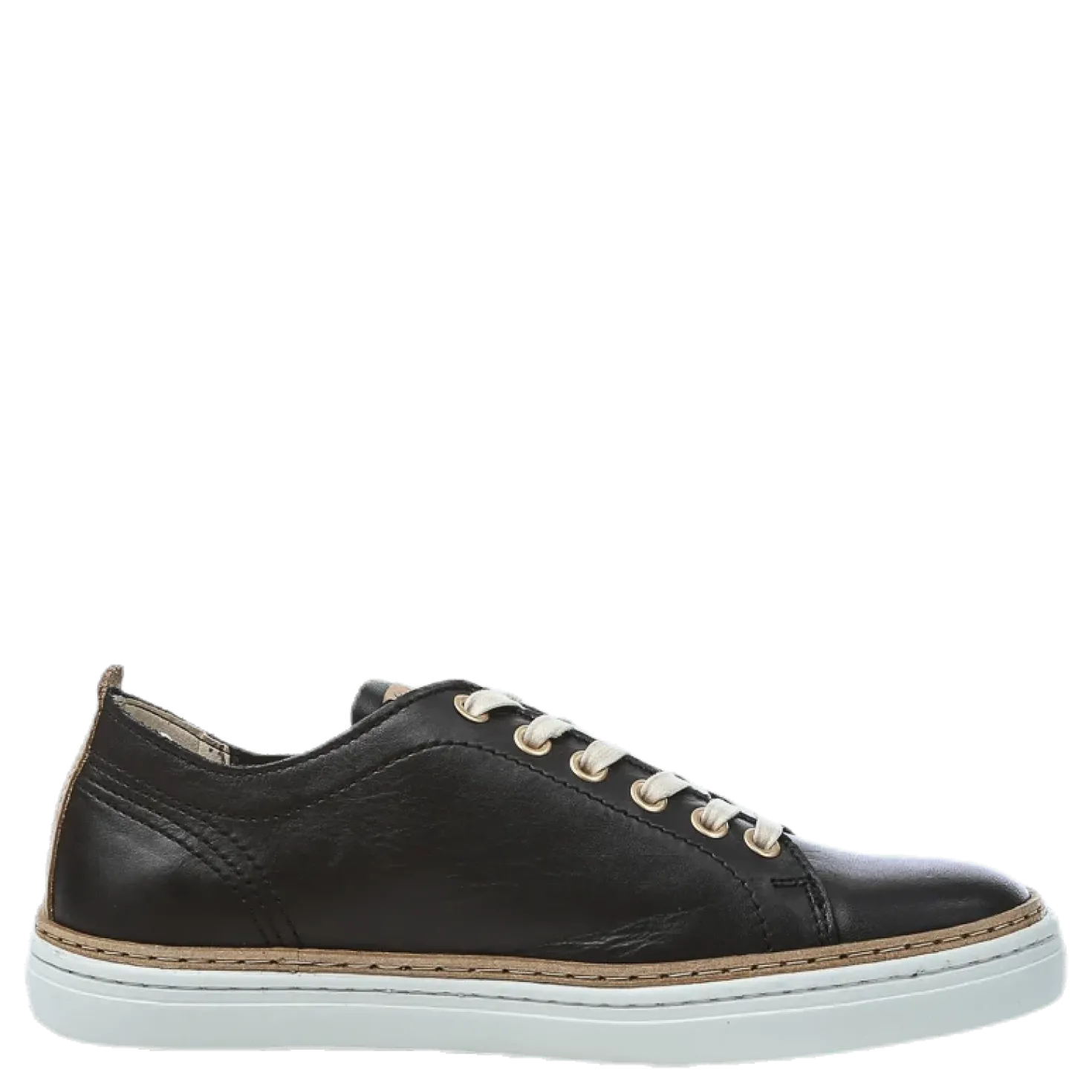 Silvermine Low Leather Black