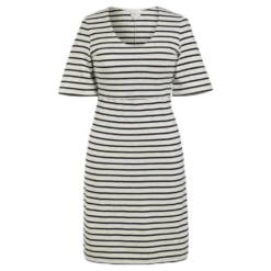Simone SS Dress Blue/White