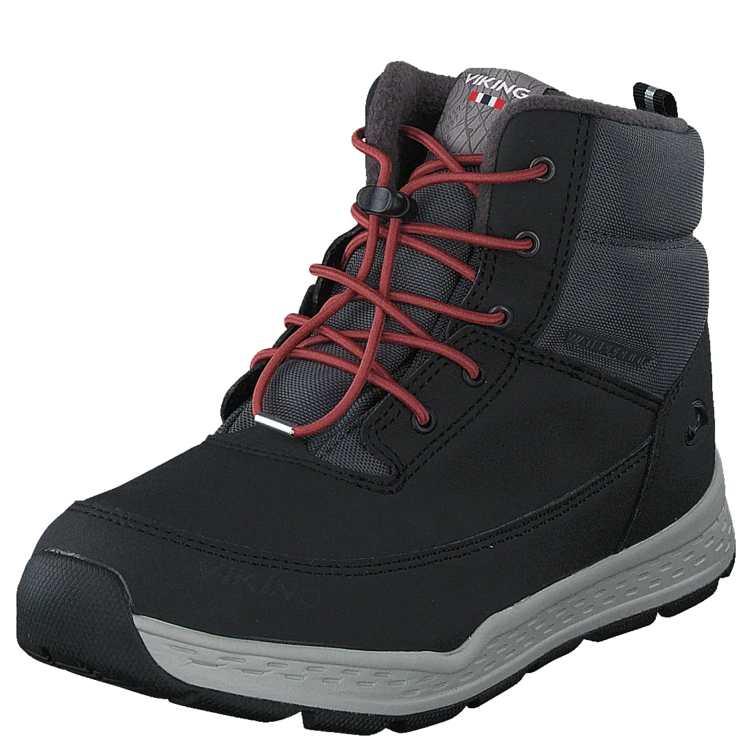 Sjur Wp Black/burgundy