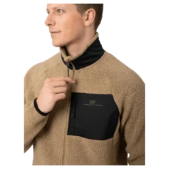 Skord Wool Pile Jacket M Kitt/brown