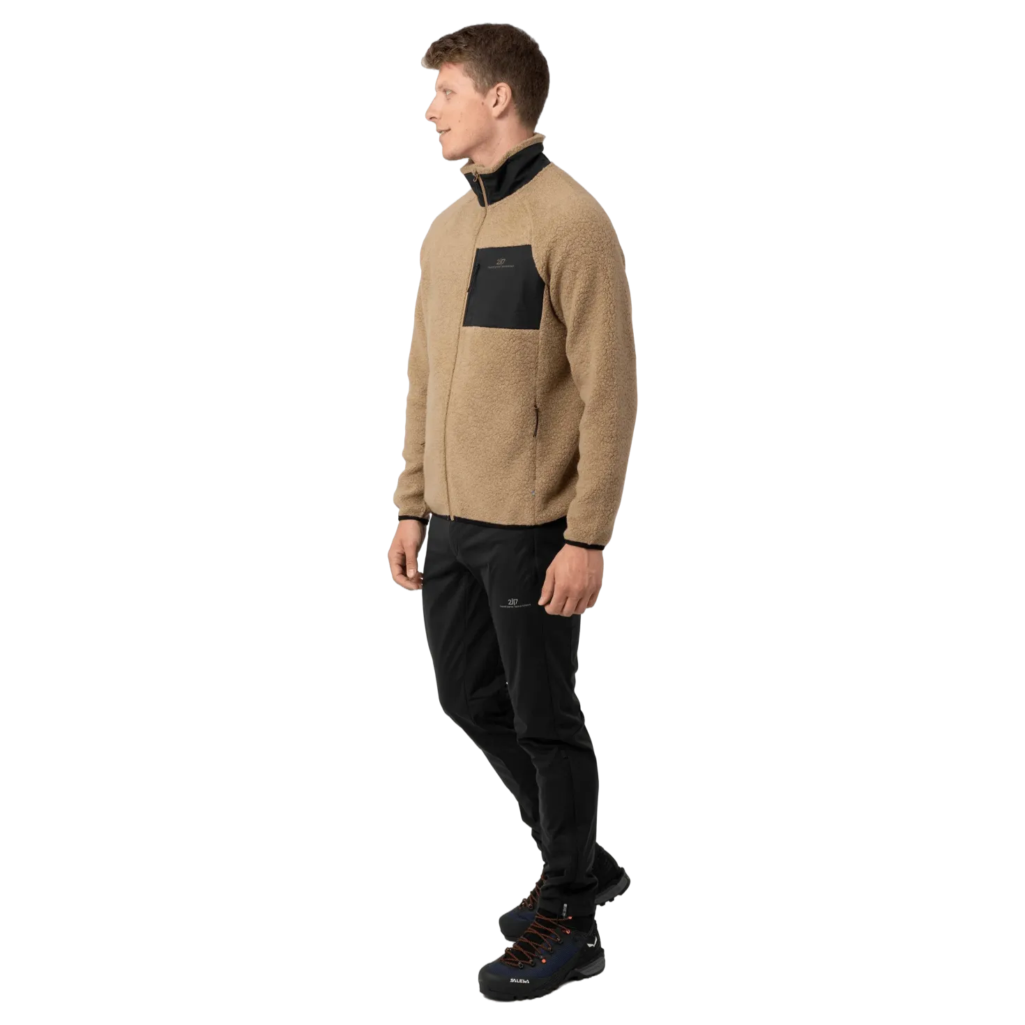 Skord Wool Pile Jacket M Kitt/brown