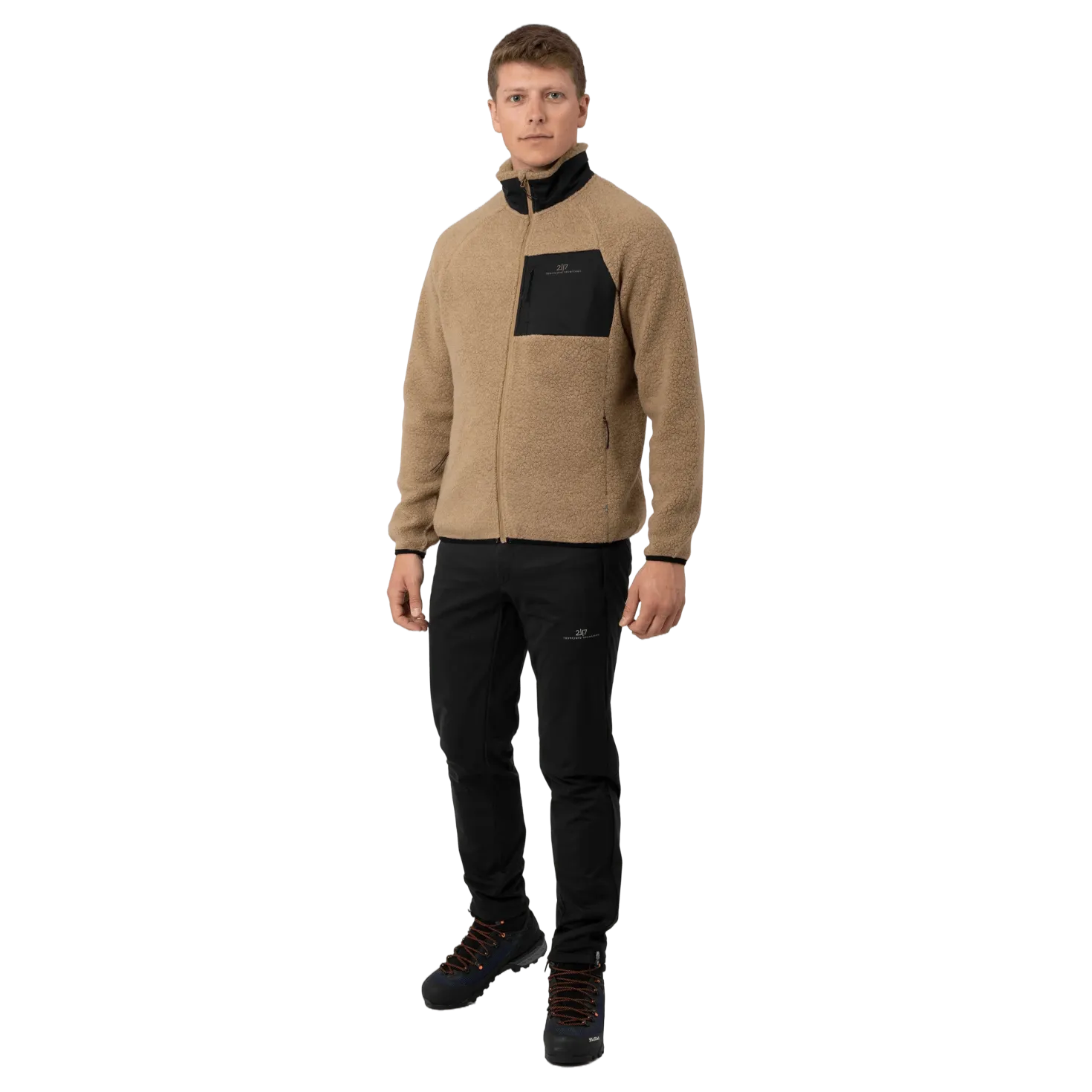 Skord Wool Pile Jacket M Kitt/brown