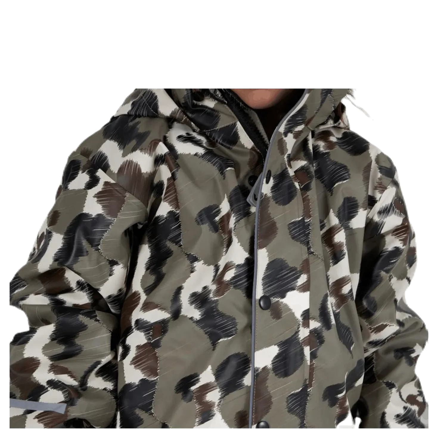 Skur Fodrat regnställ Patterned/Green