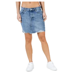 Sky Life Reg Dnm Skirt Blue