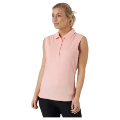 Sleeveless Polo Orange